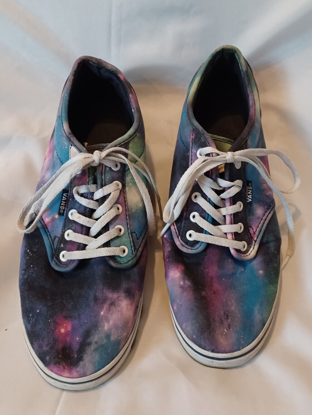 Vans Authentic Low Top Galaxy Cosmic Space Canvas Lace-up Sneakers - Multicolor - Picture 6 of 9